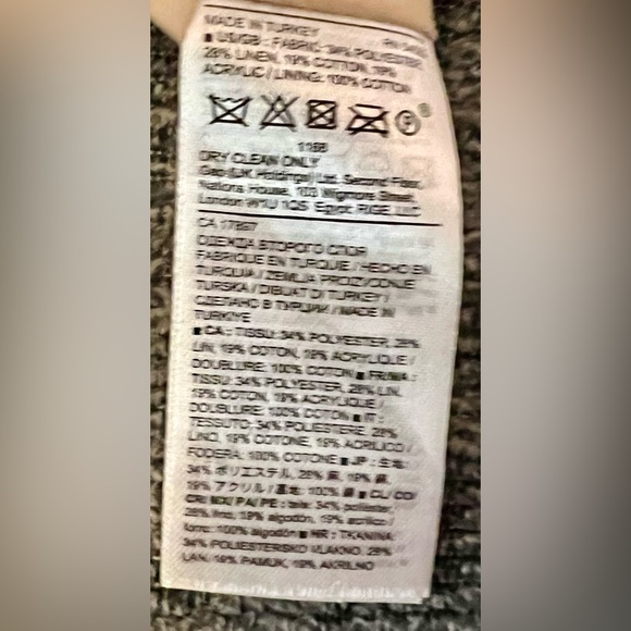 Banana Republic Woven A-Line Sleeveless Dress Green Beige Size 4 EUC - Picture 7 of 7